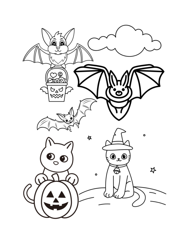 Page 45 - Spooky Halloween A Haunting Coloring Adventure