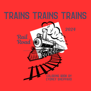 Trains Coloring Book-cydney sheppard